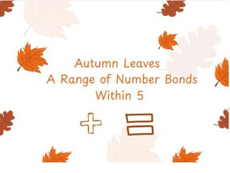 Autumn Number Bonds Within 5