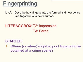 Activate 3 Detection B3C3 Fingerprinting  Lesson 2