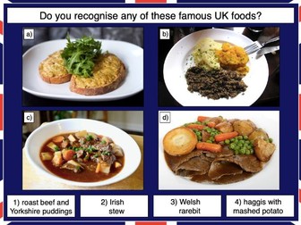 Identifying famous features and characteristics of countries of the United Kingdom - KS1/KS2