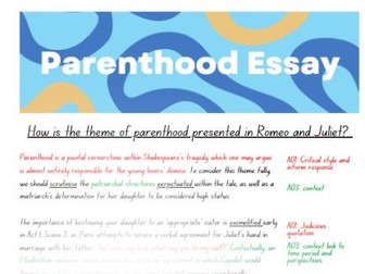 Parenthood - Romeo and Juliet GCSE Essay