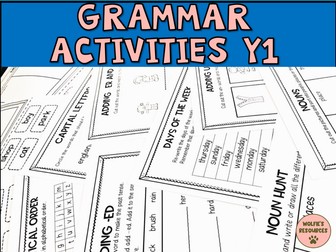 Grammar Activities Year 1