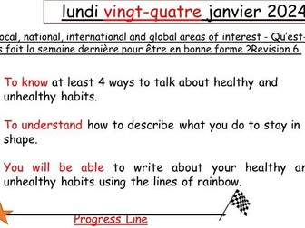 Year 11 French Revision lesson 6