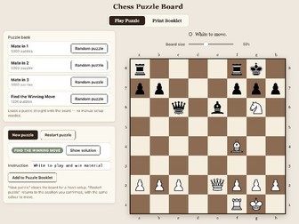 Chess Puzzle Practice: 10,000+ Puzzles
