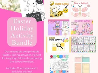 Easter Holiday Activity Bundle