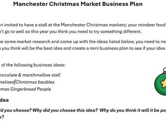 GCSE Business Studies - Christmas Business Plan