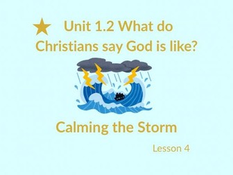 KS1 RE – Calming the Storm | God is powerful and protective (Lesson 4)