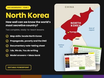 North Korea Year 7 KS3 Geography Lessons