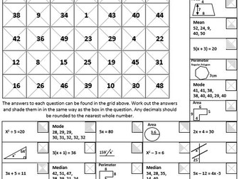 Mixed Topic Revision Shading Activity