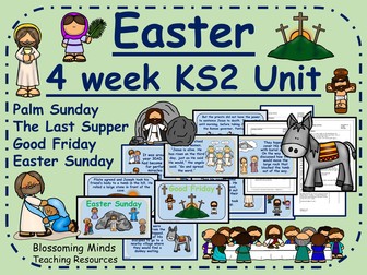 Easter RE 4 week unit (Holy Week)