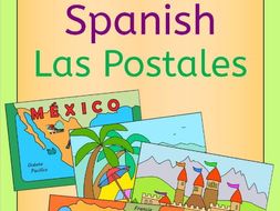 Spanish Summer Holiday - write a postcard - tarjetas postales