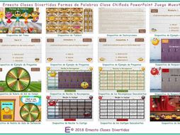 Word Forms Kooky Class Spanish PowerPoint Game-An Original by Ernesto