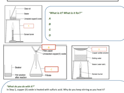 Required Practicals Trilogy Chemistry Paper 1