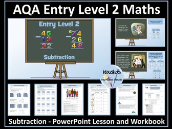 AQA Entry Level 2 Maths -Subtraction
