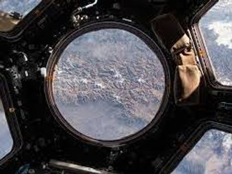 Looking out of the Space Station
