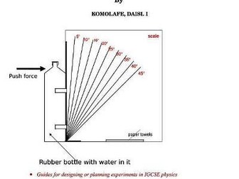 IGCSE physics P5 - Planning Experiments with Examples in Light, Mechanics, Heat and Electricity