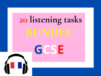 French GCSE listening revision booklet