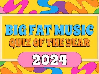 Big Fat Music Quiz Of The Year 2024