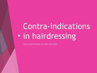 Contra-indications In Hairdressing