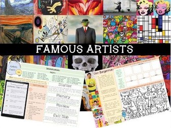 Famous Artists - Jon Burgerman: NCFE Art and Design