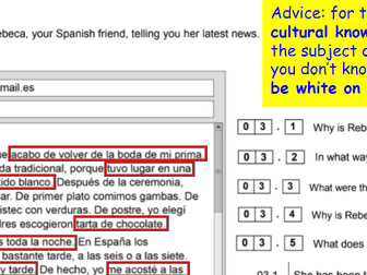 AQA NEW GCSE 9-1 Spanish Second Specimen FOUNDATION READING exam paper - advice, answers, Quizlet