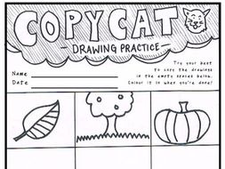 'Copy Cat 1' | KS1 Drawing Practice | Teaching Resources
