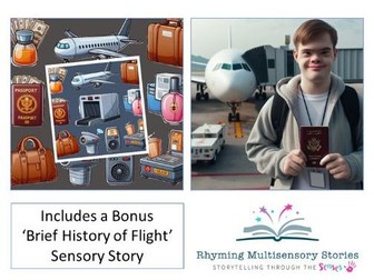 Airports and Airplanes Sensory Story and Teaching Pack