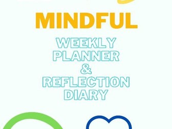 A4 Weekly Planner and Reflective Diary for Children