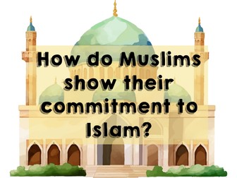 How do Muslims show commitment?