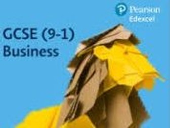 Edexcel GCSE  Business Topic 1.1E nterprise and Entrepreneurship