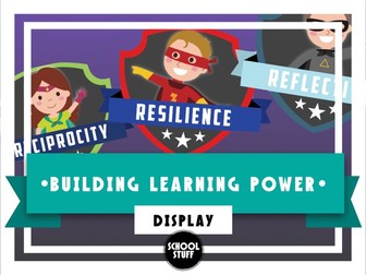 Building Learning Power Display - School Stuff