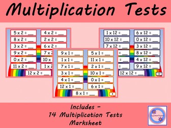 Multiplication Tests