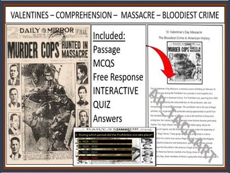 ST. VALENTINE'S DAY - COMPREHENSION-MASSACRE