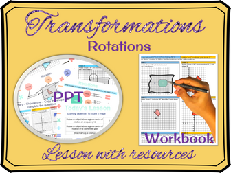 Transformations - Rotations Lesson (download, print and teach)