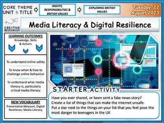 Media literacy + Digital resilience