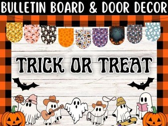 Chillingly Creative Halloween: Classroom Bulletin Board and Door Decor Craft
