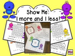 1 More and 1 Less Activity: Within 5, 10, 15 & 20