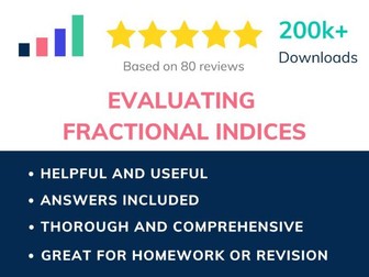 Evaluating fractional indicies