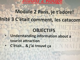 Studio 2, Module 2, Unité 3 'C'était comment les catacombes?'