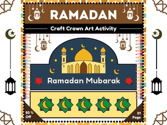 Ramadan Crown Craft Activity : Engaging Craft Template for Little Learners