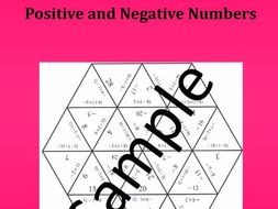 Adding, Subtracting, Multiplying and Dividing Positive and Negative Numbers – Math Puzzle