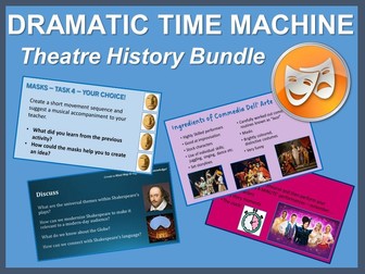 The Dramatic Time Machine: Theatre History resource pack
