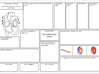 The Cardiovascular system- GCSE Revision