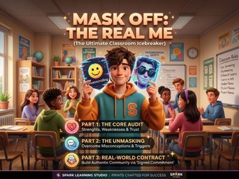 Mask Off: Authentic Back-to-School Icebreaker & Classroom Community Builder
