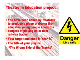 Railway Safety Theatre in Education Complete Drama Scheme of Work Year 7-9