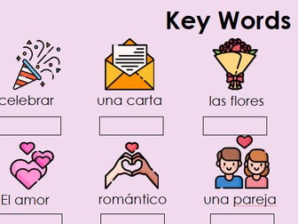 GCSE KS4 Valentine's Day Spanish Lesson
