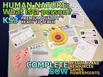 Human Nature: What is a person? Complete KS3 SOW and Resources