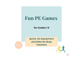 5 No-Equipment PE Games (Grades 1–5)