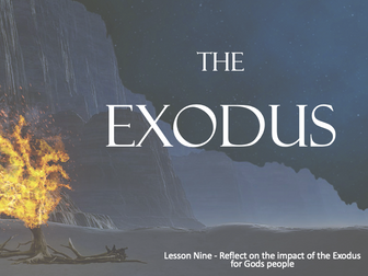 MOSES - The Exodus and Crossing the Red Sea - Lesson 9 - 2+Hours