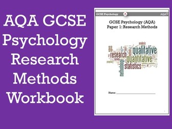 AQA GCSE Psychology: Research Methods Workbook/Booklet