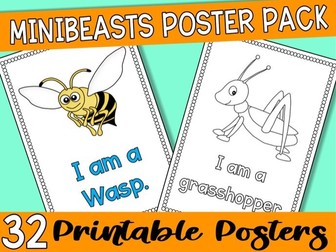 MINI BEASTS POSTER PACK